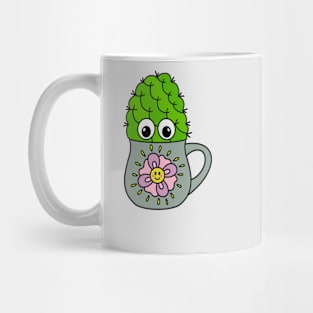 Cute Cactus Design #286: Mini Cactus In Cute Mug Mug